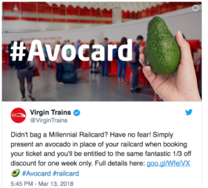 Virgin Trains Avocard