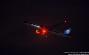 China Southern Boeing 787 Climbing out of O'Hare at Night - Image, Economy Class and Beyond