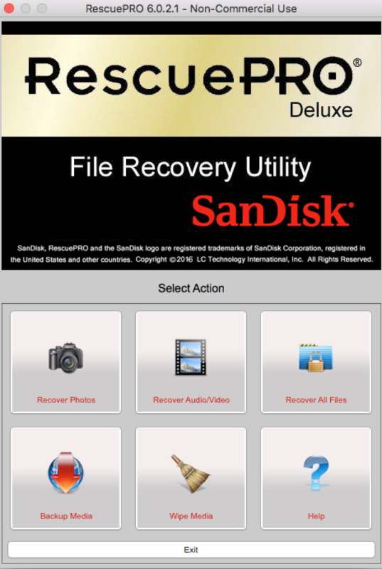 Sandisk Rescue Pro 