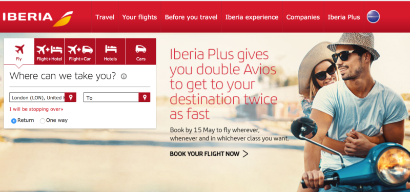 Iberia Double Avios