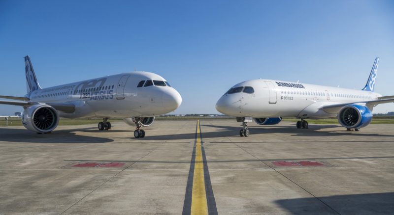 Airbus A320neo and Bombardier C Series - Image, Airbus