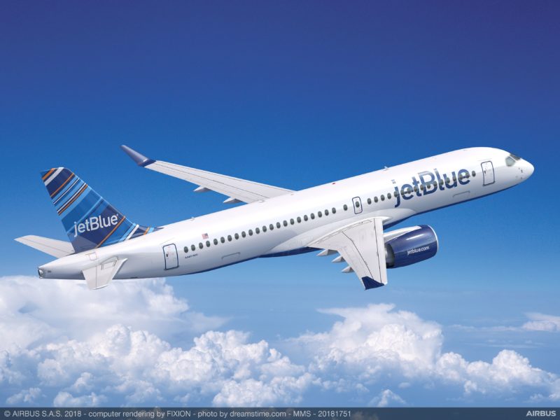 Airbus A220-300 for JETBLUE - Rendering, Airbus