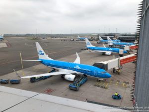 A brace of KLM Boeing 737s operating short haul services from Amsterdam Schiphol - Image, Economy Class and Beyond