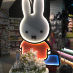 a large lit up bunny sign
