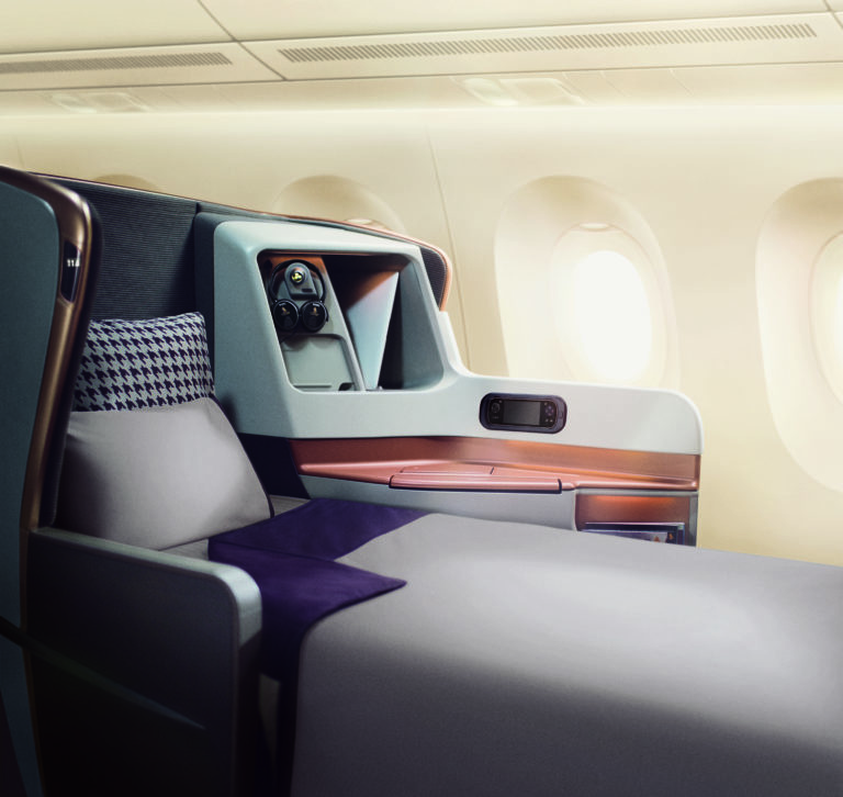 SIngapore Airlines Business Class Bed for the A350900ULR Image