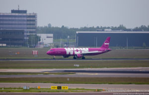 WOW Air Airbus A321 at Amsterdam Schiphol - Image, Economy Class and Beyond