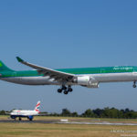 Aer Lingus Airbus A330-300 arriving at Dublin Airport - Image, Economy Class and Beyond