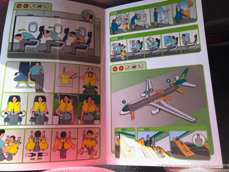 a book with instructions on how to use a plane