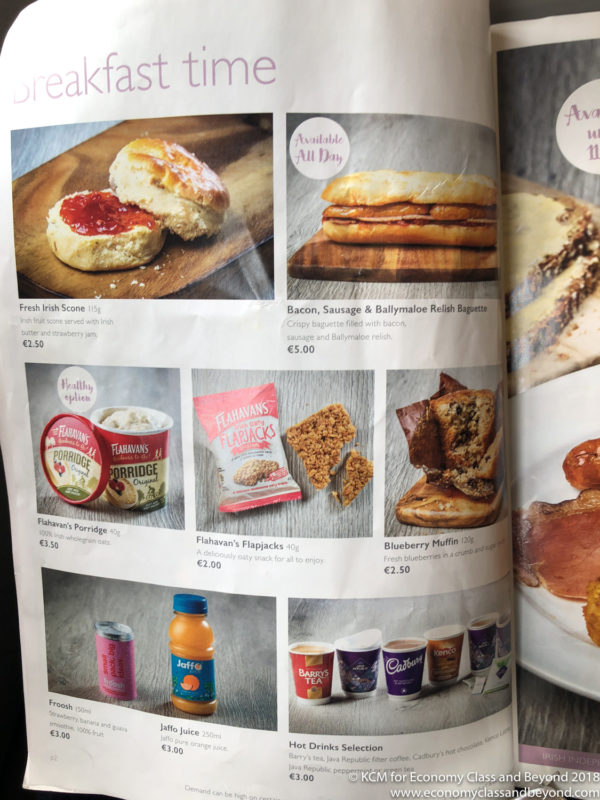a page of a magazine with images of food