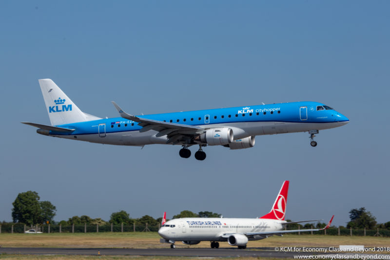 KLM Embraer E-190 and Turkish Airlines Boeing 737