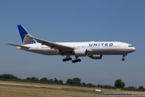 United Boeing 777-200 returning after an APU fault