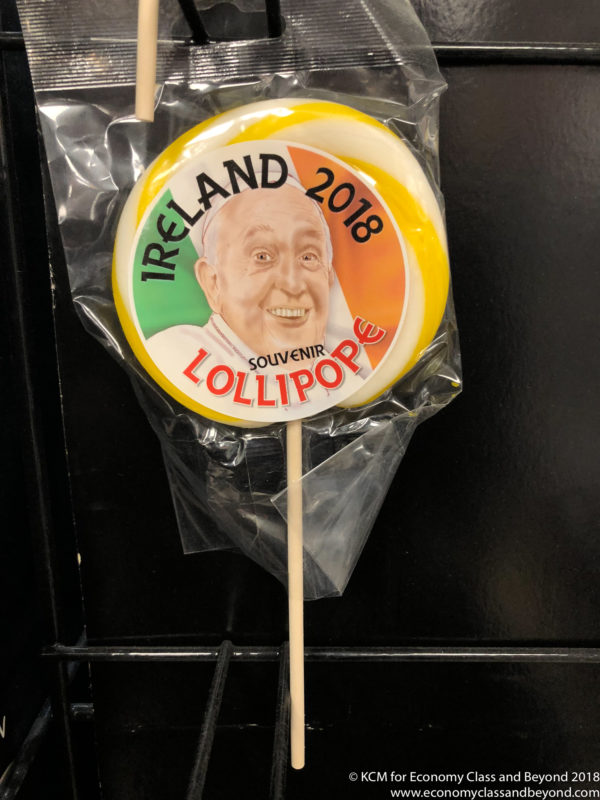 a lollipop in a plastic bag