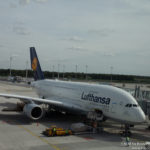 Lufthansa Airbus A380 at Munich Airport