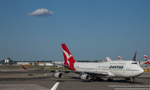 Qantas Boeing 747-400 at New York JFK - Image, Economy Class and Beyond