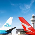 Qantas and KLM tails - Image, KLM/Qantas