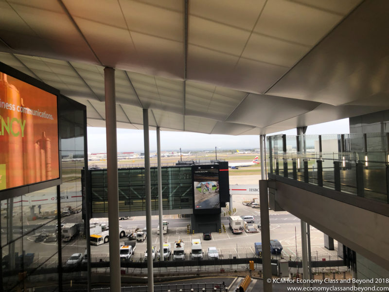 a view from inside of an airport