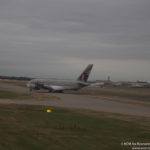 Qatar Airwaya Airbus A380 taxing at Heathrow Airport - Image, Economy Class and Beyond