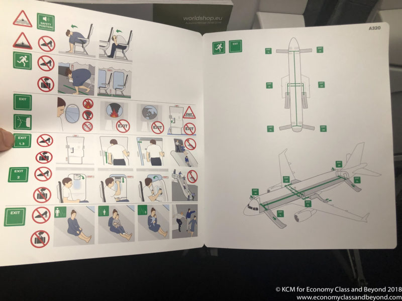 an airplane instruction manual