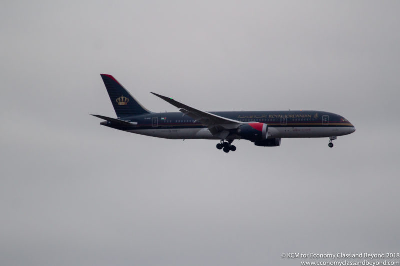 Royal Jordanian Boeing 787-8 arriving at Chicago O'Hare International Airport - Image, Economy Class and Beyond