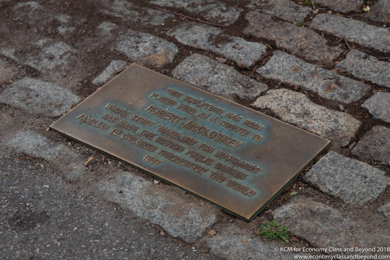 a plaque on the ground