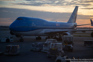 KLM Boeing 747-400 at Chicago O'Hare - Image, Economy Class and Beyond