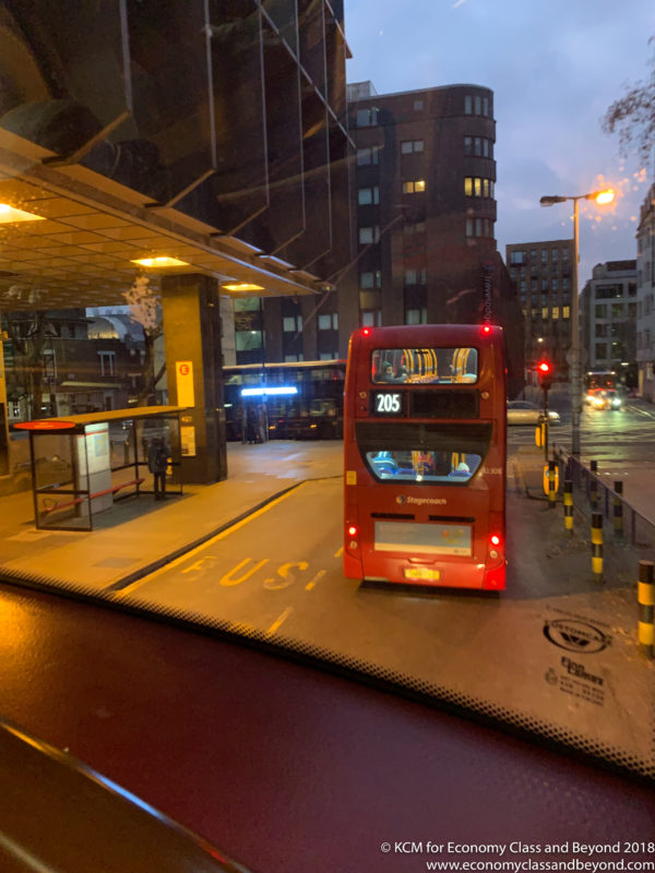 a bus at a bus stop