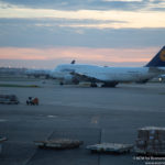 Lufthansa Boeing 747-8i taxing out of Chicago O'Hare - Image, Economy Class and Beyond.