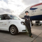 LONDON, UK: Joanna Riggs (First Officer) with British Airways' new hybrid taxi to transfer customers between flights at London Heathrow on 11 October 2018 (Picture by Nick Morrish/British Airways)