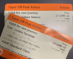 UK Rail Ticket - Image, Economy Class and Beyond