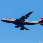 British Airways Boeing 747-400 Climbing out of Chicago O'Hare - Image, Economy Class and Beyond