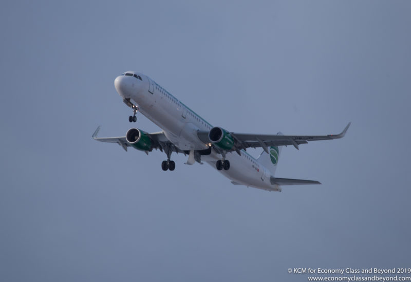 Germainia A321 departing Zurich - Image, Economy Class and Beyond