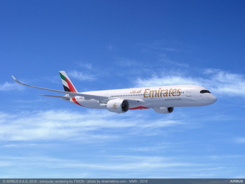 emirates EK A350