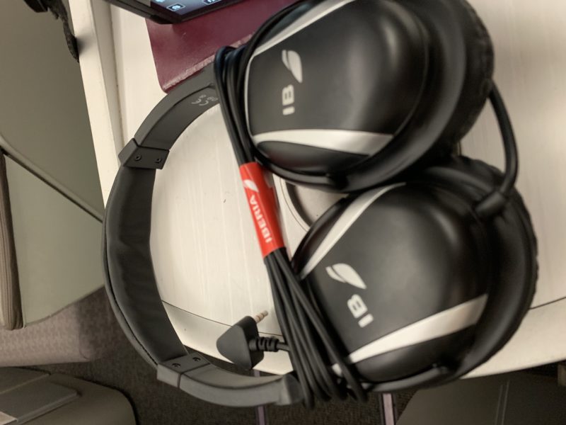 a pair of headphones on a desk