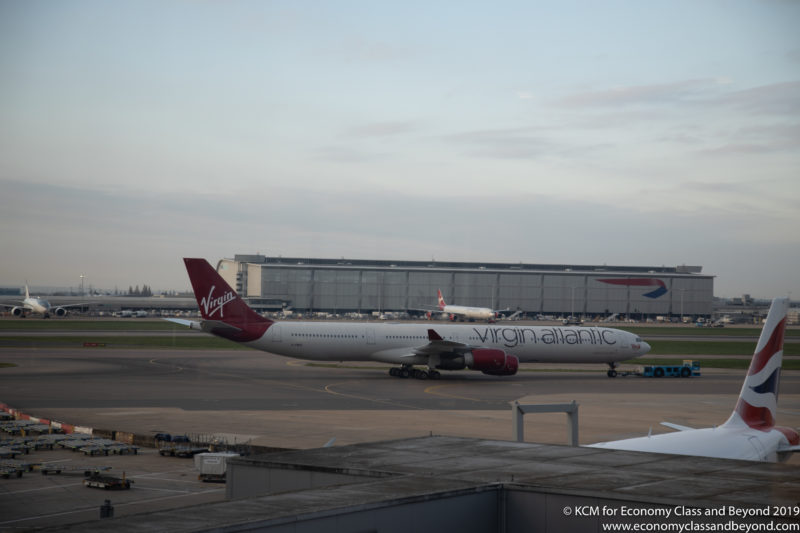 a large airplane on a runway