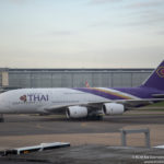 THAI Airways Airbus A380 taxing at Heathrow Airport - Image, Economy Class and Beyond