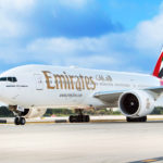 Emirates Boeing 777-200LR on the Fort Lauderdale route launch