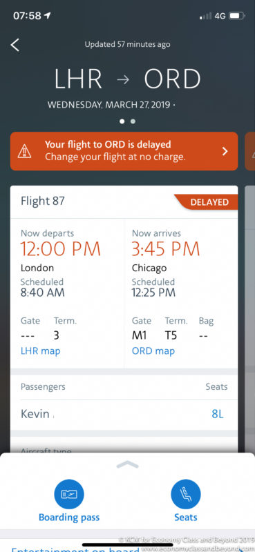 a screenshot of a flight schedule