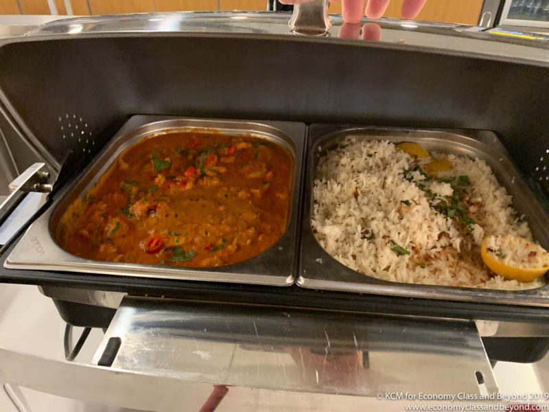 a tray of food in a container