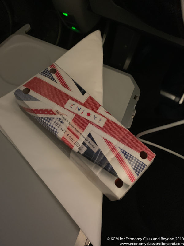 a box with a flag design on it