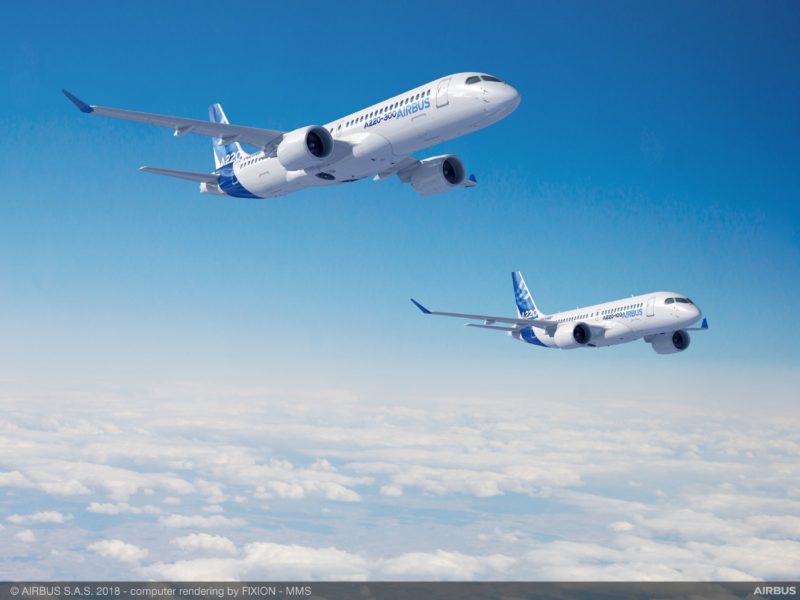 Airbus A220-100 and -300 in flight - Image, Airbus