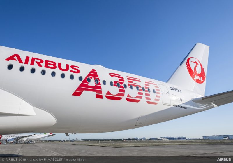 Japan Airlines Takes Delivery Of Its First A350 900 Economy Class Beyond