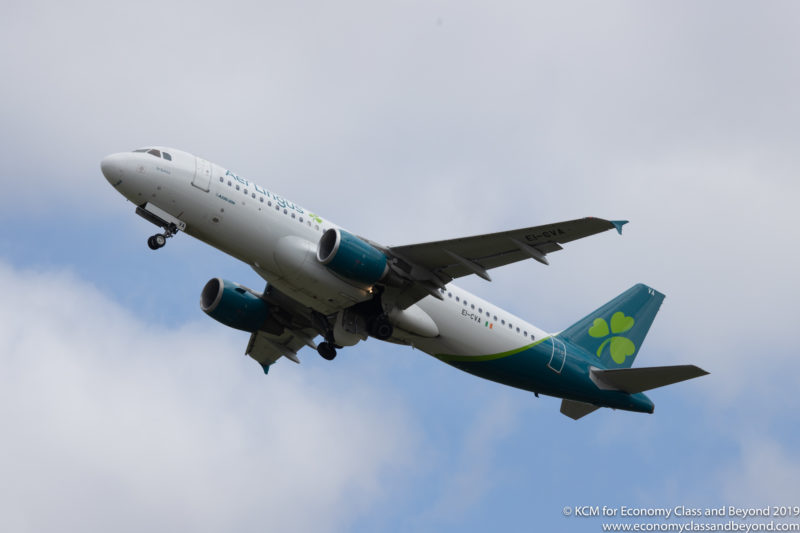 Aer Lingus Airbus A320 taking off from Dublin. - Image, Economy Class and Beyond