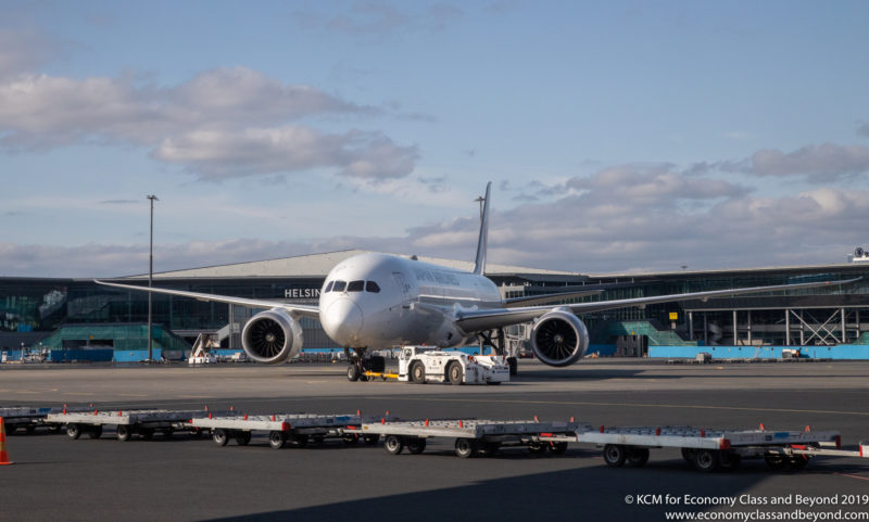 Japan Airlines Boeing 787-9 Dreamliner at Helsinki Vantaa Airport - Image, Economy Class and Beyond
