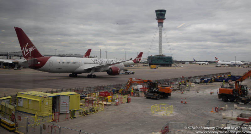 Virgin Atlantic Boeing 787-9 at London Heathrow Airport - Image,Economy Class and Beyond