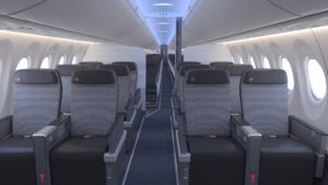 Air Canada Airbus A220 Economy Seating - Image, Air Canada