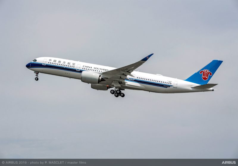 China Southern Airbus A350 taking off - Image, Airbus 