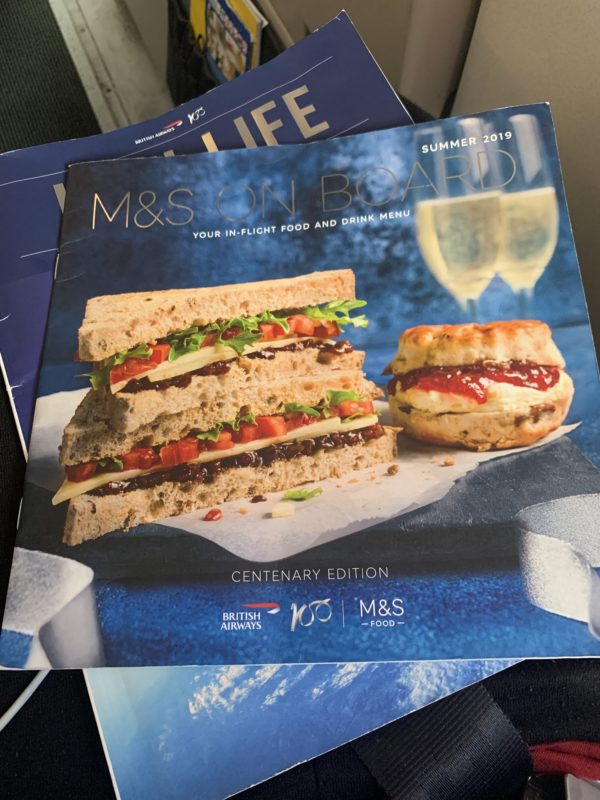 a magazine with sandwiches on it