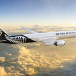 Air New Zealand Boeing 787-10 in the evening sky - Rendering, The Boeing Company