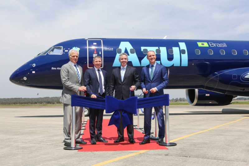 Azul Takes Delivery Of The First Embraer E195 E2 Economy