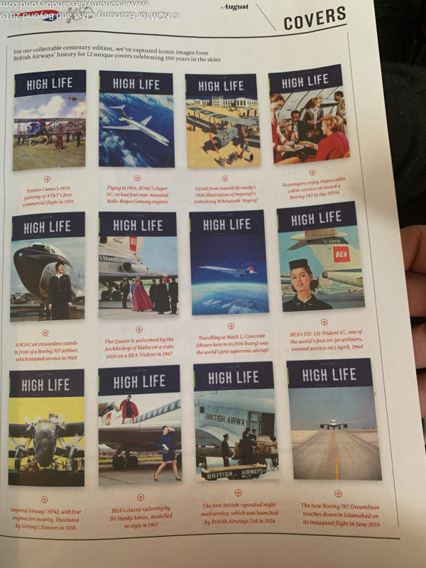 a magazine with pictures of airplanes and airplanes